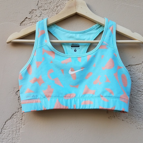Nike Other - Nike Pro Blue Racerback Sports Bra Size Medium